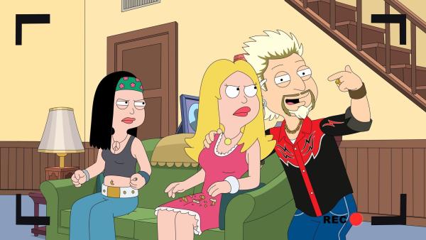 Bild 1 von 11: (v.l.n.r.) Hayley; Francine; Guy Fieri