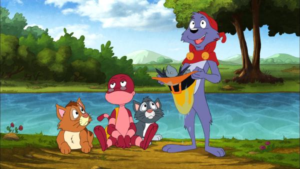 Bild 1 von 6: Yoyo hat mit dem Hut von Doc Croc Fische gefangen.