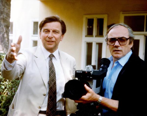 Bild 1 von 1: Im Bild:  Hugo Portisch, Sepp Riff.