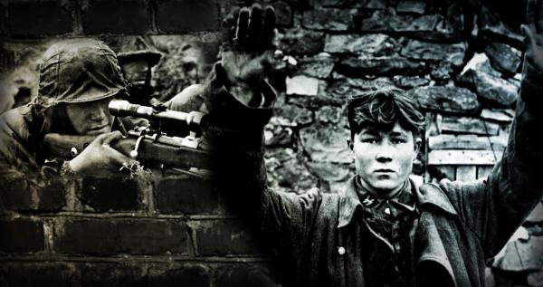 Bild 1 von 2: Die Waffen-SS - von der Propaganda zur militärischen Elite stilisiert. Tatsächlich stehen die SS-Soldaten für Kriegsverbrechen und hohe Verluste. Vor allem auf der eigenen Seite.