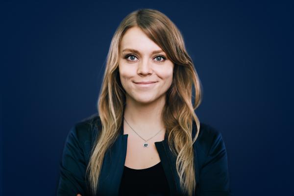 Bild 1 von 2: Moderatorin Sabine Pusch.