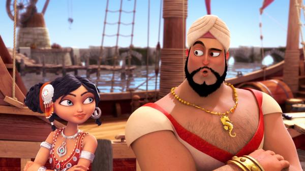 Bild 1 von 5: Sherazade und Sindbad sind bereit für große Abenteuer.