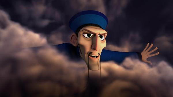 Bild 1 von 3: Sicario hat sich als Schausteller verkleidet.