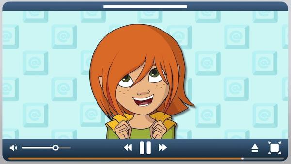 Bild 1 von 3: Steffi erzählt eine Geschichte aus ihrer Sicht in einem Videoblog. Dabei verrät sie, dass sie einen Schwarm an der Schule hat.