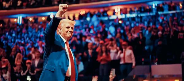 Bild 1 von 1: Im Bild: Donald Trump, 45. und 47. Präsident der Vereinigten Staaten.