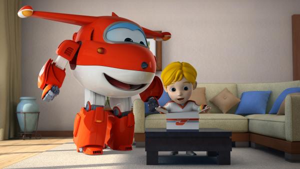 Bild 1 von 5: Drew aus Vancouver hat neue Schlittschuhe von Jett geliefert bekommen.