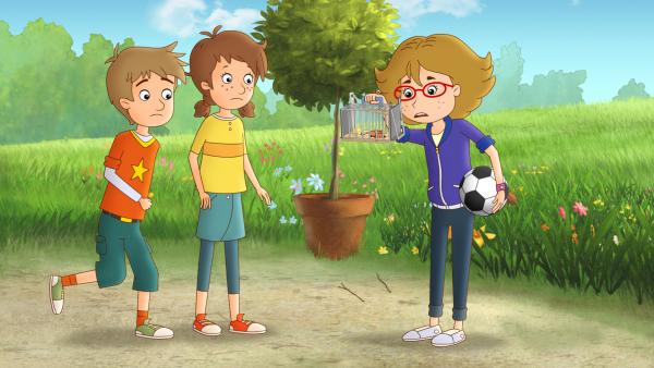 Bild 1 von 4: Ausgerechnet Malina entdeckt Hilda in der Falle zuerst.© ZDF/Akkord Film/Bastei Lübbe AG - Honorarfreie Verwendung gemäß AGB im redaktionellen Zusammenhang mit genannter Sendung bei Nennung \