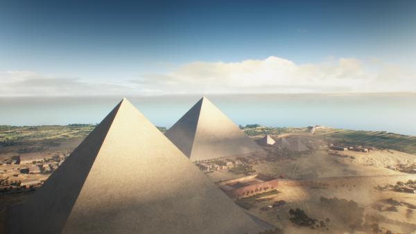 Bild 1 von 15: Die Cheops-Pyramide ist 146 Meter hoch. Weltrekord für vier Jahrtausende. Einst war sie mit polierten Kalksteinplatten verkleidet, ihre Spitze war vermutlich aus Gold.