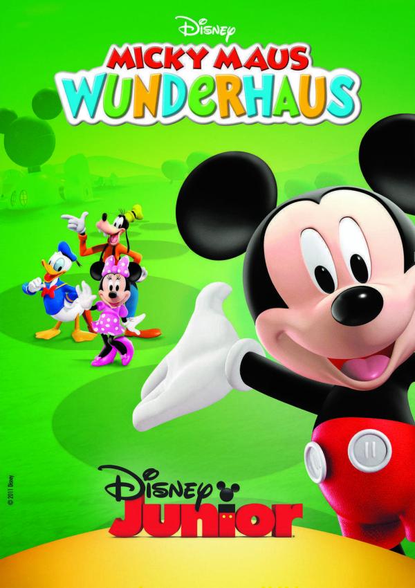 Bild 1 von 3: Als Gastgeber der computeranimierten Vorschulserie Disney Micky Maus Wunderhaus lädt Micky die jüngsten Zuschauer in eine Welt aus Zahlen, Formen und Farben ein. Gemeinsam mit den Kleinen lösen er und seine Freunde Minnie, Donald, Daisy, Goofy und Pluto Rechenaufgaben und Rätsel. So erschließen sie den Zuschauern auf spielerische Art und Weise die Welt der Mathematik. Auch die Kombinationsgabe der jüngsten Zuschauer wird angeregt: Sie lösen lustige Bilderrätsel oder befreien ihre Disney-Helden aus einem Labyrinth.