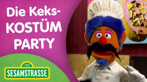 Bild 1 von 2: Auf einer Keks-Kostüm-Party stiehlt der Kekser die Verkleidungen der Gäste. Ein Fall für Krümel und die \