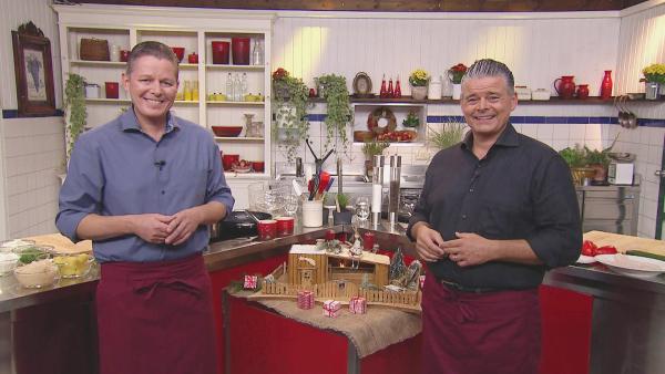 Bild 1 von 5: Im Bild: Alexander Fankhauser (Zweierlei Zillertaler Krapfen) und Andreas Wojta (Kabeljaustrudel mit Zimtbrösel).