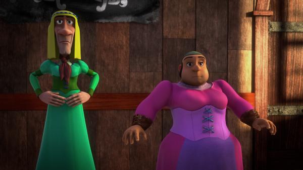 Bild 1 von 3: Francis und Cicala (r.) haben sich verkleidet.