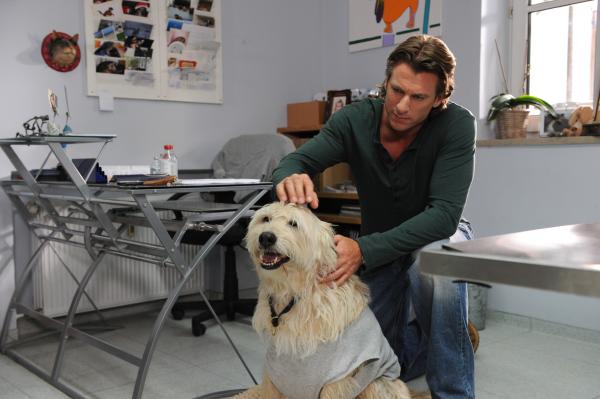 Bild 1 von 11: Sebastian (Herbert Ulrich) ist froh, dass es Hund Sammy schon wieder besser geht.