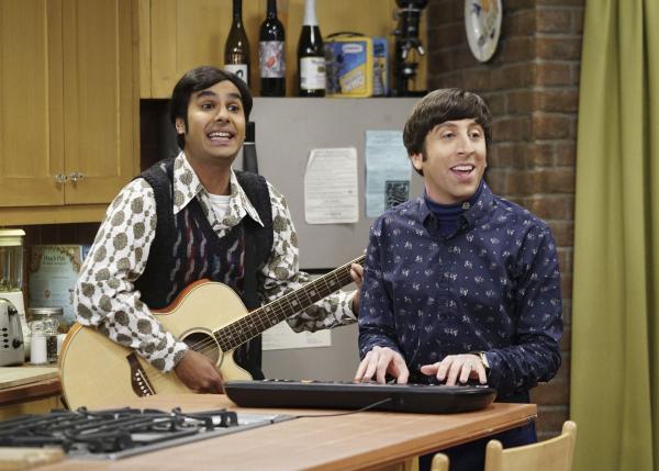 Bild 1 von 3: Immer für einen Spaß zu haben: Raj (Kunal Nayyar, l.) und Howard (Simon Helberg, r.) ...