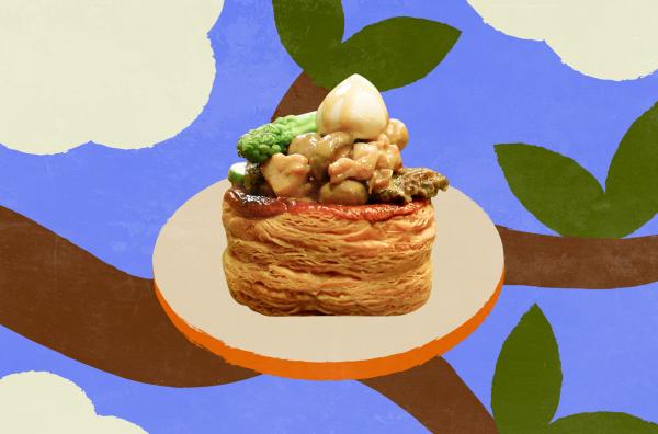 Bild 1 von 2: Der Vol-au-Vent ist der große Bruder der Königinpastete.