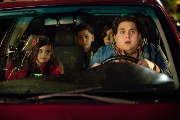 Bild 1 von 4: (v.l.n.r.) Blithe (Landry Bender); Rodrigo (Kevin Hernandez); Slater (Max Records); Noah Griffith (Jonah Hill)