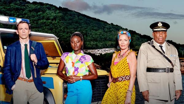 Bild 1 von 16: Im Bild (v.li.): Ralf Little (DI Neville Parker), Shantol Jackson (DS Naomi Thomas), Elizabeth Bourgine (Catherine Bordey), Don Warrington (Comm. Selwyn Patterson).