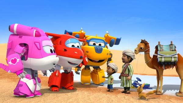 Bild 1 von 4: Ali bedankt sich bei den Super Wings für die unglaubliche Freude im Schnee.