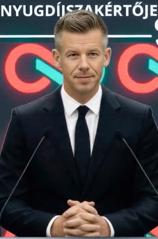 Bild 1 von 1: Vor den ungarischen Parlamentswahlen wird ein Deepfake gegen Péter Magyar, den wichtigsten politischen Gegner von Viktor Orbán, verbreitet.