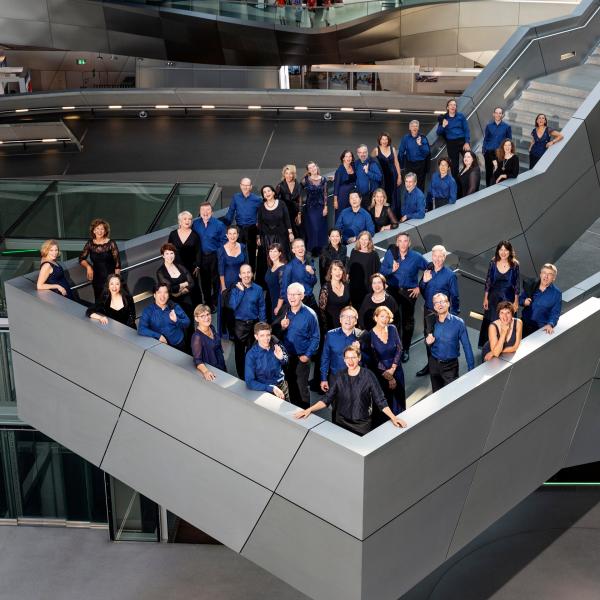 Bild 1 von 2: Der Chor des Bayerischen Rundfunks, Juli 2018.