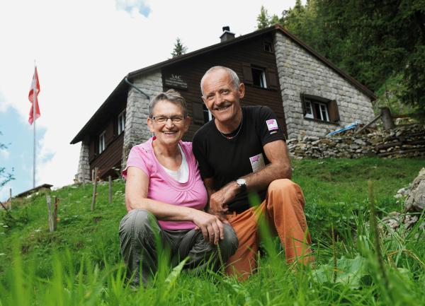 Bild 1 von 3: Paul und Ruth Graf, Hüttenwarte der Hundsteinhütte