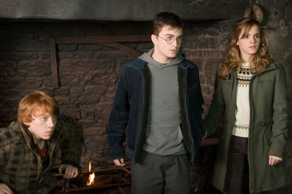 Bild 1 von 11: Rupert Grint, Daniel Radcliffe, Emma Watson
