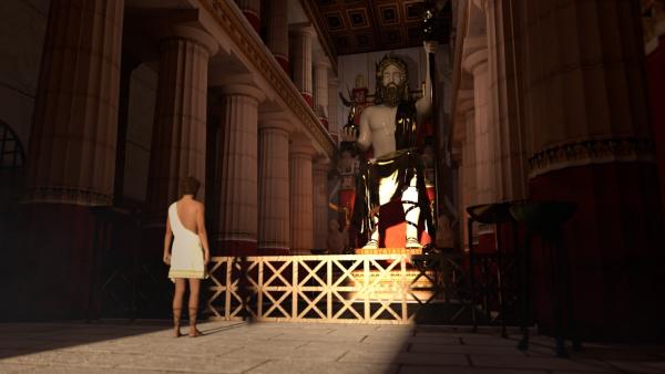 Bild 1 von 5: Es heißt: Wer vor der Zeus-Statue stand, hatte das Gefühl, vom Blick des Göttervaters durchbohrt zu werden.