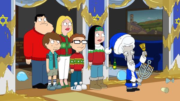 Bild 1 von 11: (v.l.n.r.) Stan; Snot; Francine; Steve; Hayley; Roger