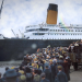 Die Titanic in Farbe