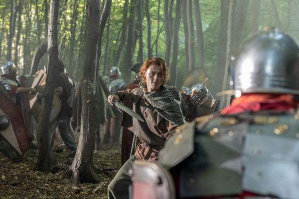 Bild 1 von 13: Germanen kämpfen gegen die hochgerüsteten Legionen der Römer.