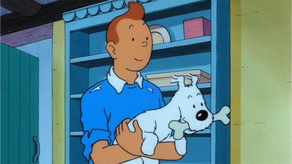 Bild 1 von 1: Tim und Struppi entdecken, dass Geldfälscher hinter allem stecken. Auf der schwarzen Insel stoßen sie auf weitere Geheimnisse. Einheimische warnen die beiden vor Geistern, wovon sich Tim und Struppi nicht abschrecken lassen, denn sie wollen die Geldfälscher überführen.