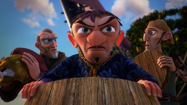 Bild 1 von 3: Die Piraten Azzuro (r.) und Sicario haben den Falschen erwischt: Adolino!