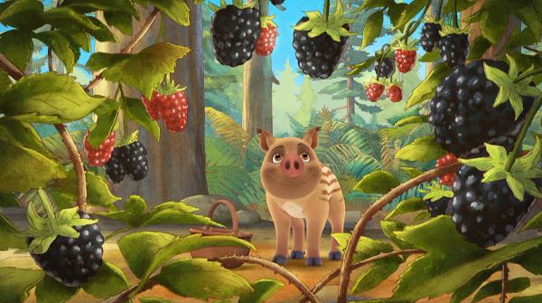 Bild 1 von 5: Pico ist glücklich, denn er hat im Wald besonders schöne Beeren gefunden.