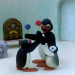 Pingus Grossvater kommt zu Besuch