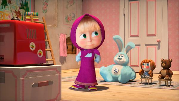 Bild 1 von 8: Mascha und ihre Plüschtiere haben keinen Fernsehempfang.