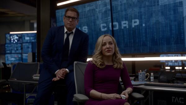 Bild 1 von 8: Dr. Jason Bull (Michael Weatherly, l.); Marissa Morgan (Geneva Carr, r.)