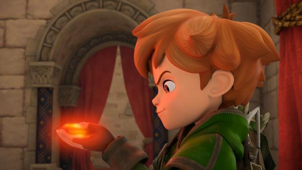 Bild 1 von 5: Robin konnte den besonderen Rubin im Schloss finden, den sie brauchen, um Derke sein Drachenfeuer zurückzugeben.