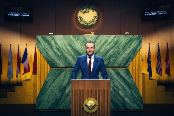 Bild 1 von 6: Late-Night-Moderator und Comedian Arjen Lubach vertritt die Niederlande als Redner bei der \