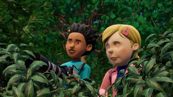 Bild 1 von 3: Mandy und Sarah wollen für ihren Blog, den \