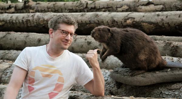 Bild 1 von 2: Auf den Spuren des größten Nagers Europas: Bekommt Robert einen echten Biber zu Gesicht?