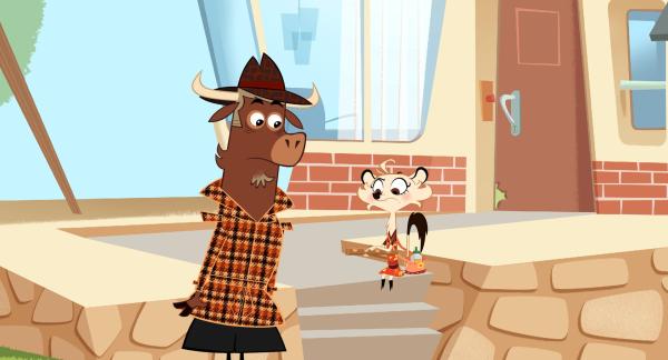 Bild 1 von 7: Sherlock Yack entschuldigt sich bei Hermione, weil er sie verdächtigt hat.