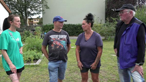 Bild 1 von 2: Im Gemeinschaftsgarten gibt es eine \