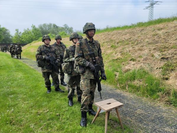 Bild 1 von 11: Leon bei seiner Grundausbildung