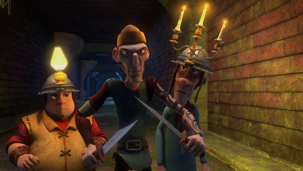 Bild 1 von 3: Francis und Cicala in der Kanalisation