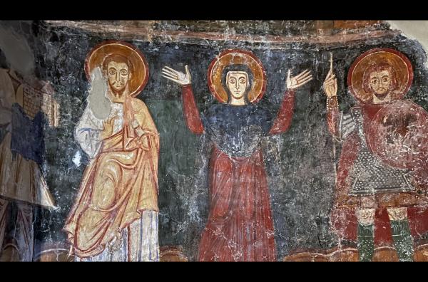 Bild 1 von 7: An den Wänden der Abtei Santa Maria de Olearia sind die ältesten und am besten erhaltenen Fresken der Amalfi-Küste zu finden.