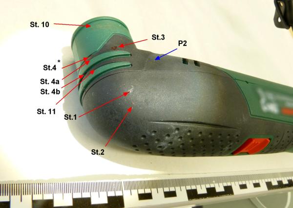 Bild 1 von 2: An einem sogenannten Multitool finden die Ermittler Blutspuren der Frau. Ihre These: Mit diesem Werkzeug könnte die Leiche von Britta B. zerstückelt worden sein.