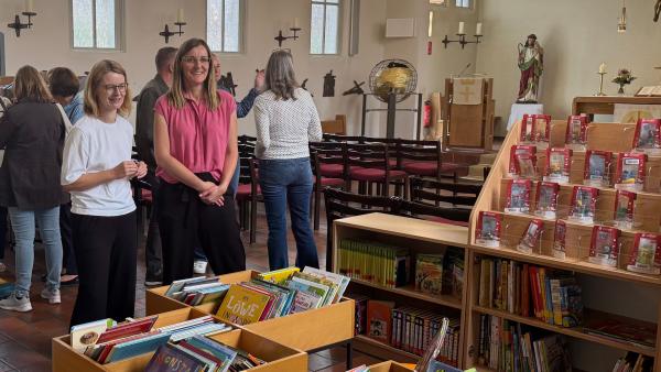 Bild 1 von 9: Die Christus Kirchengemeinde Olfen hat ihre Kirche für Angebote geöffnet, die insbesondere junge Familien und Senioren helfen sollen, ihre Vereinsamung zu überwinden.