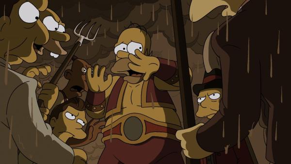Bild 1 von 43: Die Dinge geraten außer Kontrolle: Homer (M.) ...
