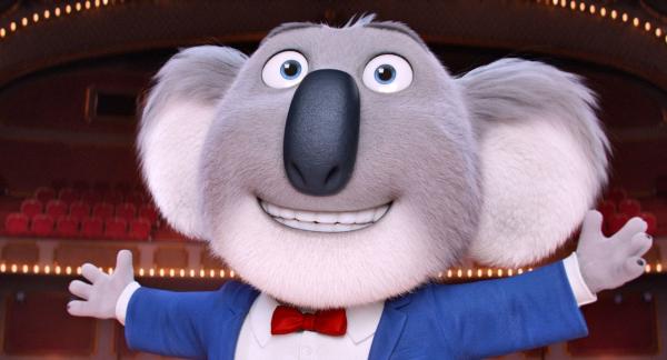 Bild 1 von 17: Academy Award® winner MATTHEW MCCONAUGHEY stars as dapper koala Buster Moon?who presides over a once-grand theater that has fallen on hard times?in the event film Sing, from Illumination Entertainment and Universal Pictures.