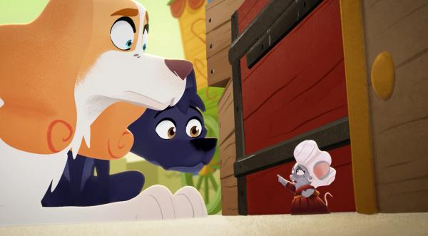 Bild 1 von 3: Die Maus Gazette erzählt Belfort und Lupin alles über Pocs Vorhaben.